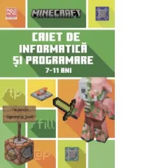 Coperta cărții MINECRAFT. Caiet de informatica si programare 7-11 ani