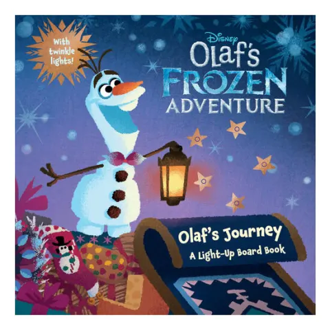 Coperta cărții Olaf's journey: a light-up board book