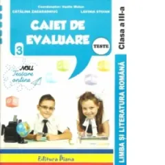 Coperta cărții Caiet de evaluare - limba si literatura romana teste clasa a III a