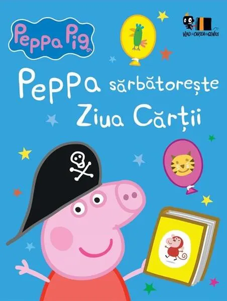 Coperta cărții Peppa Pig. Peppa sarbatoreste Ziua Cartii - Neville Astley, Mark Baker