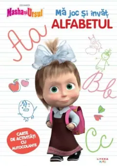 Coperta cărții Masha si Ursul. Ma joc si invat alfabetul