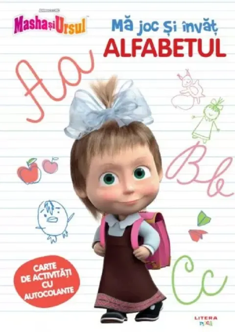 Coperta cărții Masha si Ursul. Ma joc si invat alfabetul