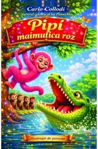 Coperta cărții Pipi, maimutica roz