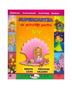 Coperta cărții Supercartea de activități pentru fete