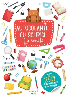 Coperta cărții Autocolante cu sclipici. La școală