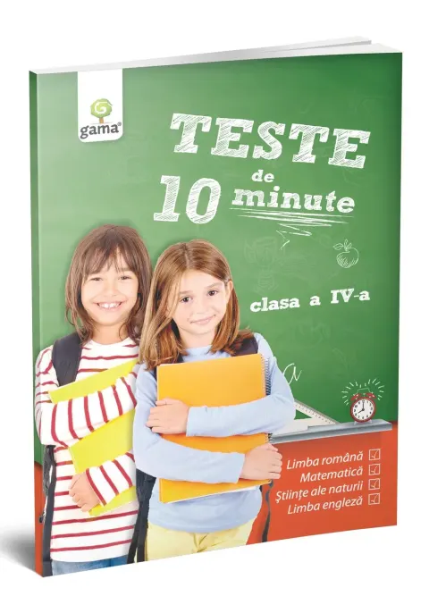 Coperta cărții Teste de 10 minute. Clasa IV