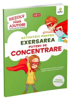 Coperta cărții Activitati pentru exersarea puterii de concentrare • 3-5 ani