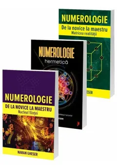 Coperta cărții KIT Complet Numerologie. Set 3 carti