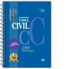 Coperta cărții Codul civil. Septembrie 2026. Editie spiralata, tiparita pe hartie alba