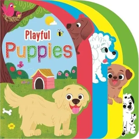 Coperta cărții Playful puppies