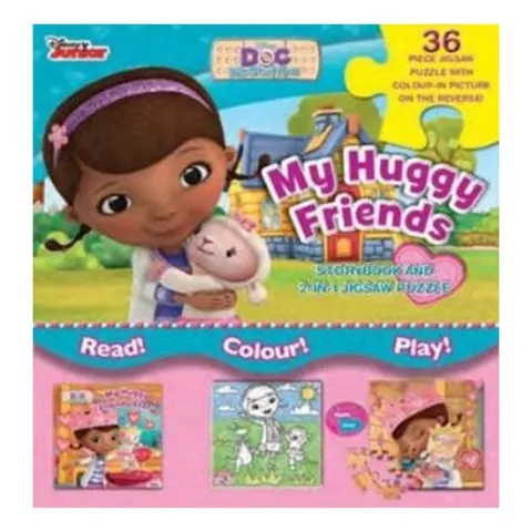 Coperta cărții Disney Doc Mcstuffins Story & Jigsaw Carry-Along Box