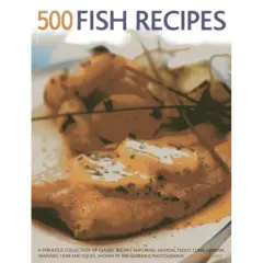 Coperta cărții 500 fish recipes