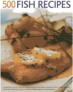 Coperta cărții 500 fish recipes