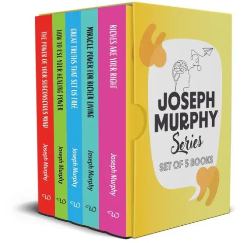 Coperta cărții Joseph Murphy Box Set (set Of 5 Books) (the Power Of Your Subconscious Mind, Riches Are Your Right, Miracle Power For Richer Living, Great Truths That Set Us Free, How To Use Your Healing Power)