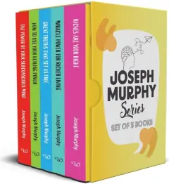 Coperta cărții Joseph Murphy Box Set (set Of 5 Books) (the Power Of Your Subconscious Mind, Riches Are Your Right, Miracle Power For Richer Living, Great Truths That Set Us Free, How To Use Your Healing Power)