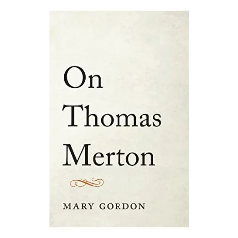 Coperta cărții On Thomas Merton