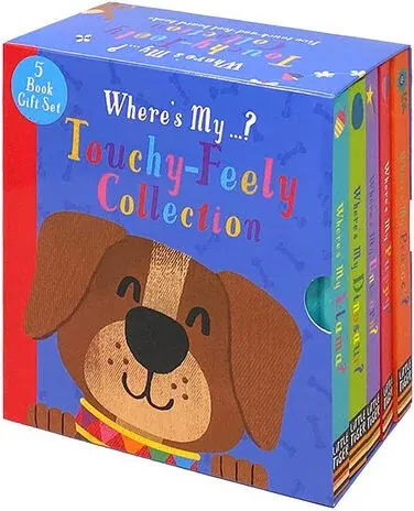 Coperta cărții Where's My…? Touchy-Feely Collection: 5 Books