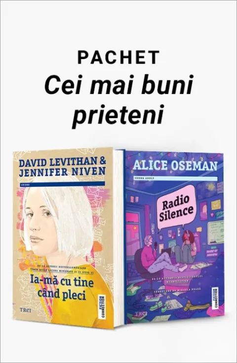 Coperta cărții Pachet Cei mai buni prieteni. Ia-mă cu tine când pleci/Radio Silence - David Levithan