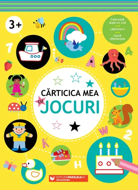 Coperta cărții Cărticica mea cu jocuri (3 ani+)