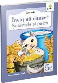 Coperta cărții Invat sa citesc! Nivelul 0. Soarecele si pisica