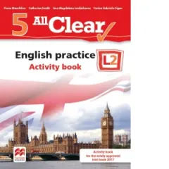 Coperta cărții All Clear 5. English practice. Activity book L2. Auxiliar pentru clasa a V-a