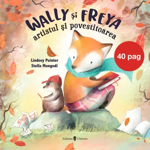 Coperta cărții Wally și Freya, artistul și povestitoarea