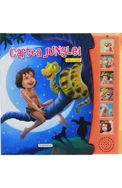 Coperta cărții Cartea junglei. Carte cu sunete