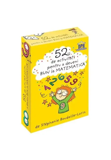 Coperta cărții 52 Jetoane pentru a deveni bun la Matematică