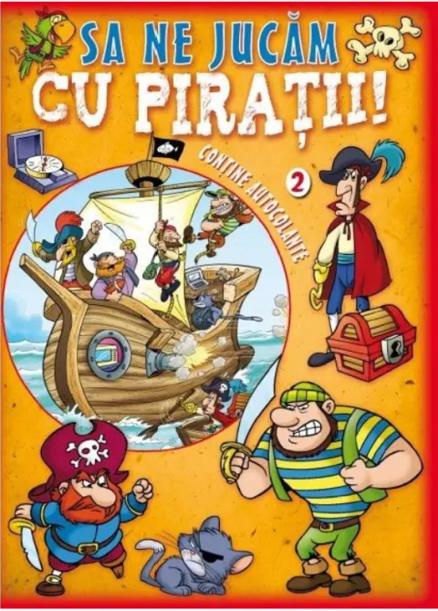 Coperta cărții Să ne jucăm cu pirații. Vol. 2 (conține autocolante)