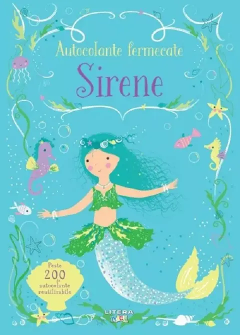 Coperta cărții Autocolante fermecate. Sirene