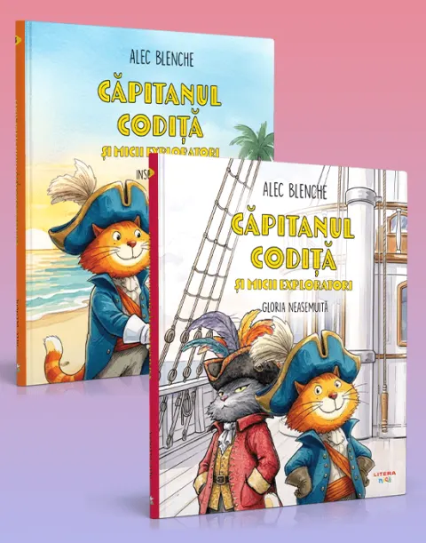 Coperta cărții Pachet Capitanul Codita si micii exploratori (2 carti - cu autograf si transport gratuit)