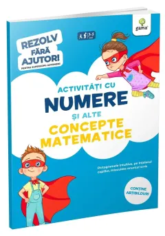 Coperta cărții Activitati cu numere si alte concepte matematice • 3-5 ani