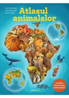 Coperta cărții Atlasul animalelor
