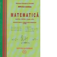 Coperta cărții Matematica. Manual pentru clasa a XI-a. Trunchi comun + curriculum diferentiat (3 ore)