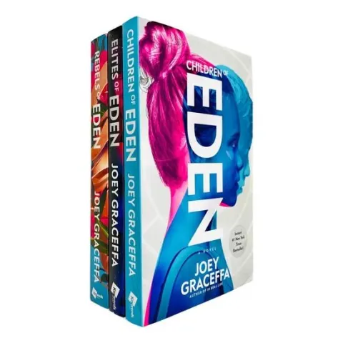 Coperta cărții Children of Eden Series Trilogy by Joey Graceffa 3 Books Collection Set (Eden, Elites & Rebels)