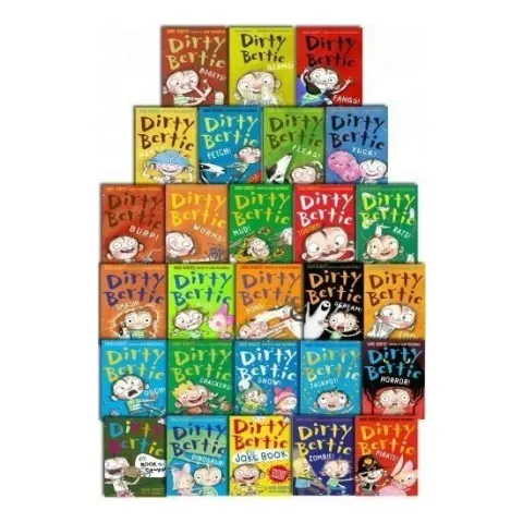 Coperta cărții Dirty Bertie Complete Collection David Roberts 27 Books Set - Contains Books from Series 1, 2 and 3 by David Roberts (2015-05-04)