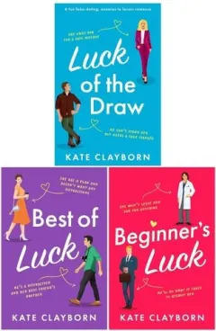 Coperta cărții Chance of a Lifetime Series 3 Books Collection Set by Kate Clayborn (Beginner's Luck, Luck of the Draw, Best of Luck)