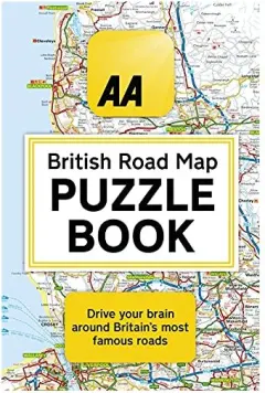 Coperta cărții AA Road Map Puzzle Book