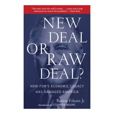 Coperta cărții New Deal Or Raw Deal How Fdrs Economic Legacy Has Damaged America