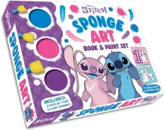 Coperta cărții Disney Stitch: Sponge Art Book & Paint Set