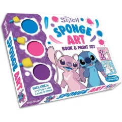 Coperta cărții Disney Stitch: Sponge Art Book & Paint Set