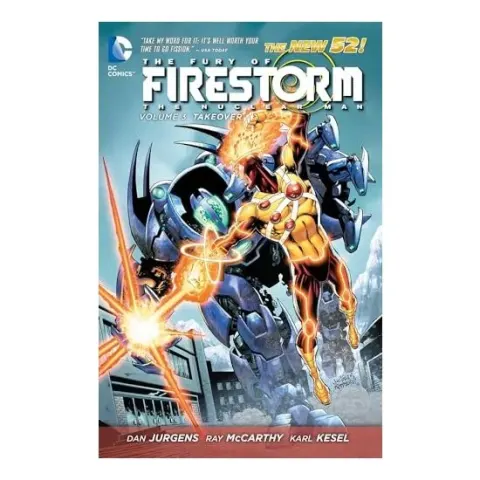 Coperta cărții Fury of Firestorm Vol. 3, Dan Jurgens, Ray McCarthy