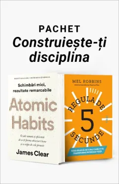 Coperta cărții Pachet Construiește-ți disciplina. Atomic Habits/Regula de 5 secunde - James Clear