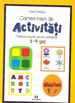 Coperta cărții Cartea mea de activitati 3-4 ani