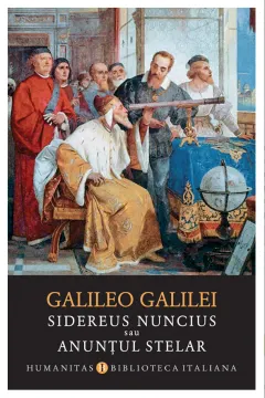 Coperta cărții Sidereus nuncius sau Anunțul stelar
