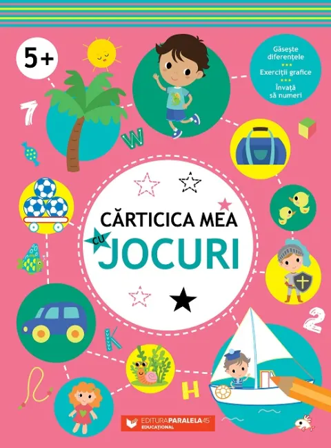 Coperta cărții Cărticica mea cu jocuri (5 ani+)