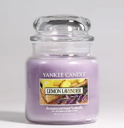 Coperta cărții Yankee Candle. Lemon Lavender Medium Jar Candle