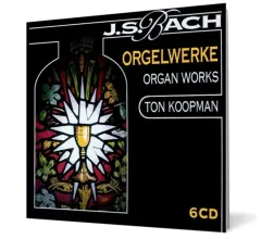 Coperta cărții J.S. Bach - Orgelwerke (6 CD)