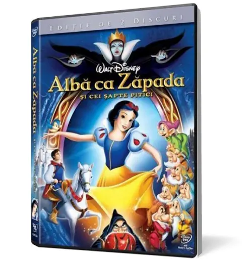 Coperta cărții Albă ca Zăpada și cei șapte pitici