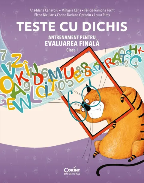 Coperta cărții Teste cu dichis. Antrenament pentru evaluarea finala (clasa I)